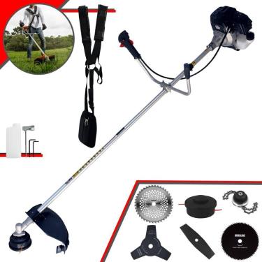 Imagem de Roçadeira Toyama Rt43lb25a 43cc + Faca 2p 3p 40d 80d Trimmer