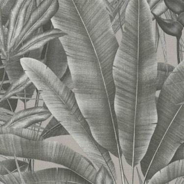 Imagem de Papel De Parede Stories Of Live Folhagem Cinza 396473sl