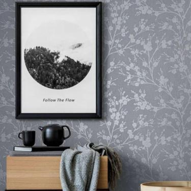 Imagem de Papel De Parede Ivy Floral Off White 6812-20