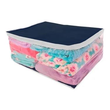 Imagem de Kit 5 Porta Edredom Cobertor Para Organizar Guarda-Roupa