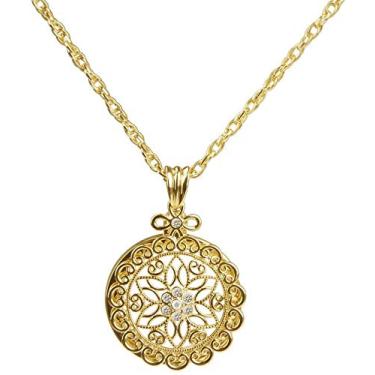 Imagem de Elegante colar de lupa, colar portátil, pingente de lupa, lente de leitura delicada com corrente, lupa leve para idosos, leitura, inspeção, moedas, joias