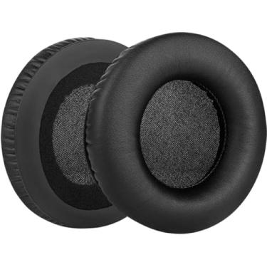 Imagem de Almofadas de ouvido de reposição Joghaw para fones de ouvido SENNHEISER - compatíveis com Urbanite XL | Couro proteico premium com espuma viscoelástica macia preta