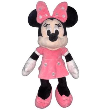 Imagem de Pelucia - Disney - Minnei Vestido Rosa - Som e Luz MULTIKIDS