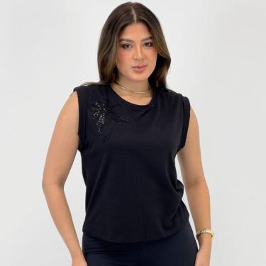 Imagem de Blusa Beagle Regata com Bordado Feminina-Feminino