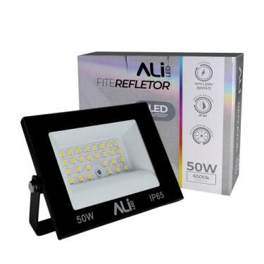 Imagem de Refletor Led FITE 50W 6500K (Branco Frio) IP65 4000L Bivolt ALI-1RF004