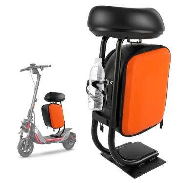 Imagem de Assento de scooter elétrico compatível com Ninebot ZT3 Pro acessório de assento para adultos com bolsa de armazenamento grande de 10 L, suporte de copo, almofada de poliuretano confortável