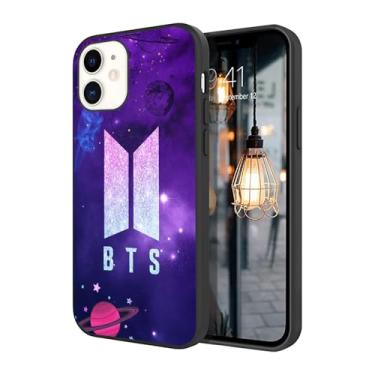 Imagem de WWDIYHOUSE Capa compatível com iPhone 11, capa à prova de choque de TPU macio com design exclusivo e legal para homens/mulheres/meninos/meninos (Fashion-BTS-9)
