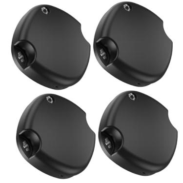 Imagem de Capa com suporte magnético compatível com AirTag, capa protetora de segurança oculta com suporte magnético forte para superfície de metal, carro, laptop, bicicleta, impermeável, antiperda, capa de PVC