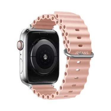 Imagem de Pulseira De Silicone Ocean Band Para Apple Watch Ultra Série 10 9 8 7 