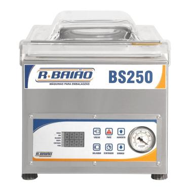 Imagem de Seladora A Vácuo De Câmara R. Baião 25cm Com Cavidade 220v Bs250-c