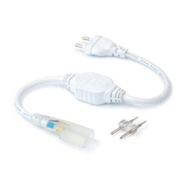 Imagem de Conector Rabicho Mangueira Neon Flex Fonte IP66 Fixo Bivolt - LED Forc
