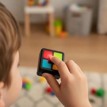 Imagem de Jogo da Memória Infantil com Luz e Som Interativo Educativo – Estimula Raciocínio e Coordenação – Com Pilhas – Certificado Inmetro