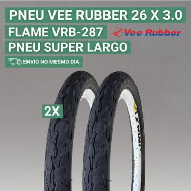 Imagem de Pneu Vee Rubber 3.0 Melhor que Pneu Kenda Flame Aro 26 3.0 Pneu Aro 26