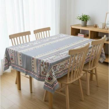 Imagem de Metro toalha de mesa retangular plástica térmica estampada - UZOO