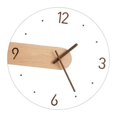 Imagem de XLWLLNJ Relógio de parede decorativo, relógio moderno em acrílico para decoração de casa, cozinha e escritório.