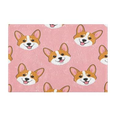 Imagem de Burbuja Tapete de banho para cães fofos, tapete absorvente extra macio com suporte antiderrapante para banheiro, banheira e chuveiro, 40,6 x 61 cm