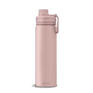 Imagem de Gocase Garrafa Térmica Fresh, Aço Inoxidável, Rosa, 650ml, Conservação de Temperatura