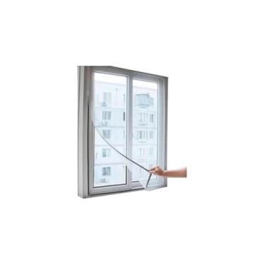 Imagem de Tela Mosquiteira de Poliéster, 65x125cm, Proteção contra Insetos para Janelas e Portas