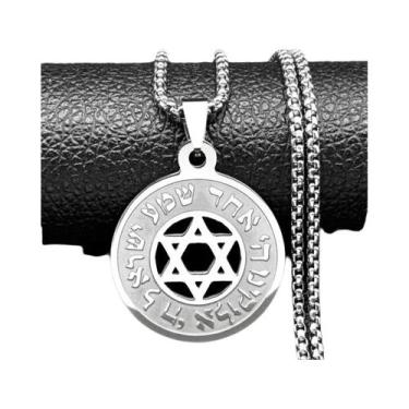 Imagem de Colar Pingente Estrela De Davi Em Ouro E Prata Para Mulheres E Homens,