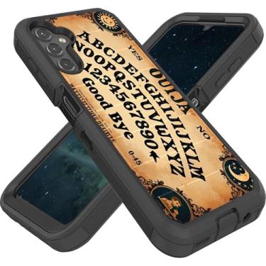 Imagem de FGDRFGRW Projetada para Galaxy A17 5G 6,7 polegadas, resistente, resistente e durável, capa protetora de camada dupla híbrida à prova de choque, placa Ouija