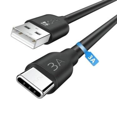 Imagem de Cabo de Dados 1 Hora Usb 2.0 A/C Carga Rápida 3A Macho/Macho 1Metro Preto Ampla Compatibilidade Design Resistente