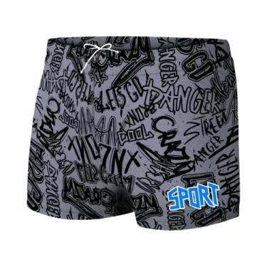Imagem de Calções De Banho Masculinos plus Size 5XL Com Estampa 3D, Boxer Shorts