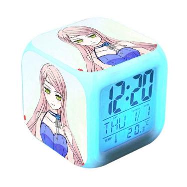 Imagem de Despertador digital LED Sweet Bite Marks Square 8x8x8cm