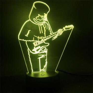 Imagem de Luz noturna Dj Marshmellos 3D com mudança de cor LED para crianças