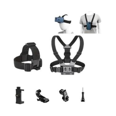 Imagem de Conjunto De Acessórios 7 Em 1 Para Câmera De Ação GoPro Insta360 SJCAM