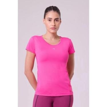 Imagem de Camiseta Dry M/C Authen Keep Cool Running - feminino - rosa-Feminino