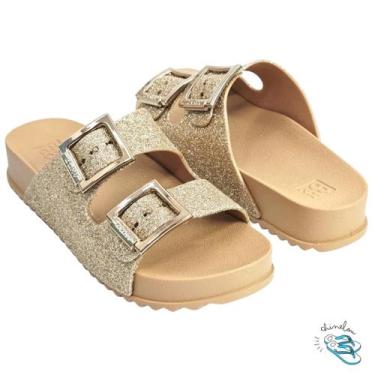 Imagem de Sandalia Chinelo Slide Papete Feminina Zaxy Partner Glitter Lançamento