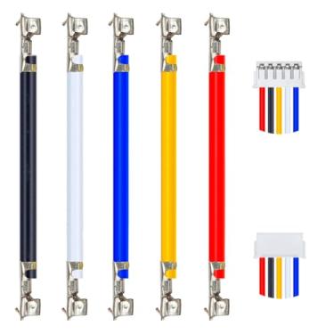 Imagem de Keszoox Cabo pré-crimpado ZH 1.5 compatível com JST ZH 1,5 mm, cabo de PVC UL1007 24AWG 5 cores, 50 cm com conector 2/3/4/5/6/7/8/9/10P para item DIY (KS-ZH-MM-50cm)