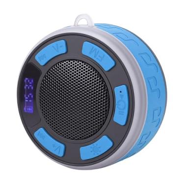 Imagem de VBESTLIFE Alto-falante Bluetooth para Chuveiro, Som Surround HD 360 °, Luzes RGB, Alto-falante Sem Fio à Prova de água IPX7 Com Ventosa, para Festas, Atividades Ao Ar Livre, Viagens (BLUE)