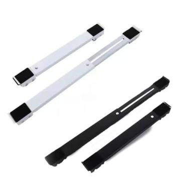 Imagem de Suporte De Base Com Rodinha Para Aparelho Movedor Móveis Geladeira E Máquina De Lavar Lousa Base Carrinho até 200kg(Branco+Preto 4uni)