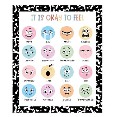 Imagem de JarThenaAMCS Tapete de volta às aulas 101 x 119 cm, tapete de chão grande, colorido, emoção, aprendizagem, tapete antiderrapante para decoração de sala de jogos, berçário em casa, sala de aula, sala