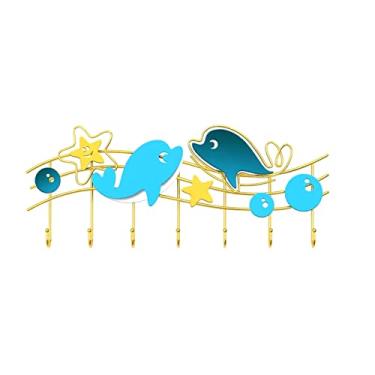 Imagem de KEG801302 Gancho de casaco e chapéu para pendurar na parede na entrada gancho de pendurar na parede para pendurar na entrada criando ganchos de roupas luxuosos e criativos atrás da porta (grande)