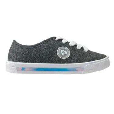 Imagem de Tênis Molekinha Infantil Menina Casual Conforto Glitter Original -, Pr