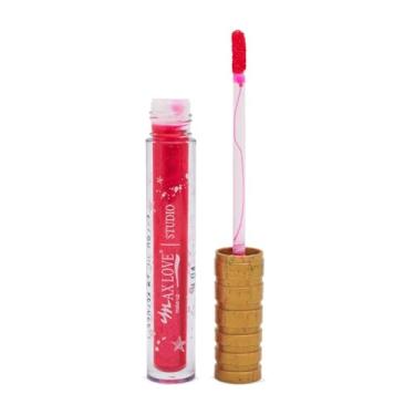 Imagem de Lip Tint Metalizado Max Love Cor 535 - Batom Efeito Vibrante, Longa Duração e Zero Transferência, Maquiagem 5ml