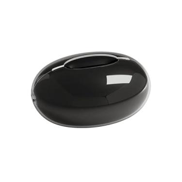 Imagem de Capa para caixa de lenços de papel Caixa de lenços mesa para casa, criativa, papel, para quarto, banheiro e sala estar(Preto)