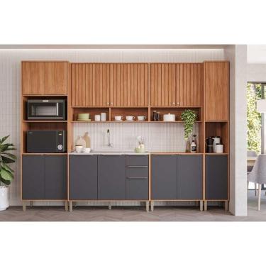 Imagem de Kit Modulado MGM 6 Peças Divina C6P133 Cinamomo/Titanium