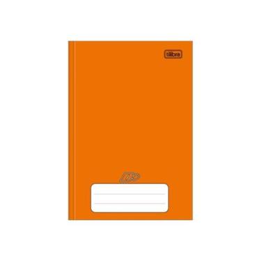 Imagem de Caderno Brochura D+ Tilibra Laranja com 96 Folhas A5 Pequeno Capa Dura