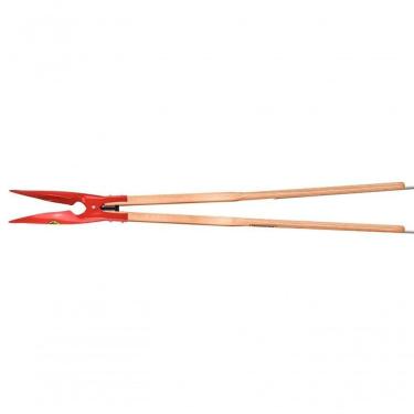 Imagem de Cavadeira Articulada Leve Tramontina Com Cabos De Madeira 120cm E Batente Plástico