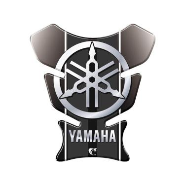 Imagem de Adesivo Protetor De Tanque Moto Yamaha Diapasão Cinza Cinza