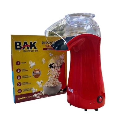 Imagem de Pipoqueira Elétrica Bak Premium Sem óleo 1200w 110v Vermelha