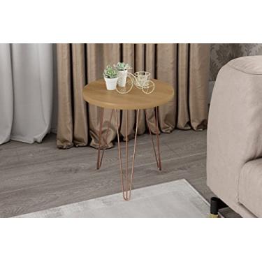 Imagem de Mesa Lateral Redonda Evolution Novare (48x44) cm