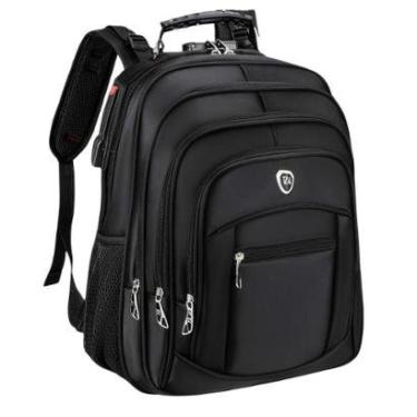 Imagem de Mochila Executiva Impermeável Notebook Faculdade Viagem Passeio Reforçada Anti Furto Casual 25L-Unissex