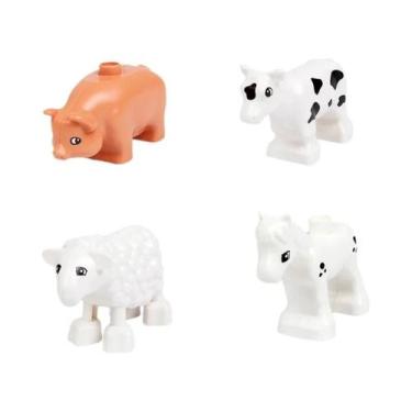 Imagem de Conjunto De Blocos De Construção De Animais Marinhos Grandes Compatíve