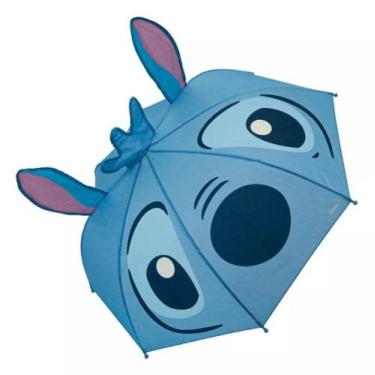 Imagem de Guarda Chuva Infantil Stitch 3d Sombrinha - Yangzi