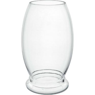 Imagem de VASO DECORATIVO ENFEITE CASA HOME&CO VIDRO 35x22x22cm TRANSPARENTE