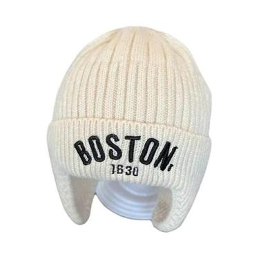 Imagem de Gorro De Inverno Quente Para Meninas E Meninos, Boné De Tricô Vintage 